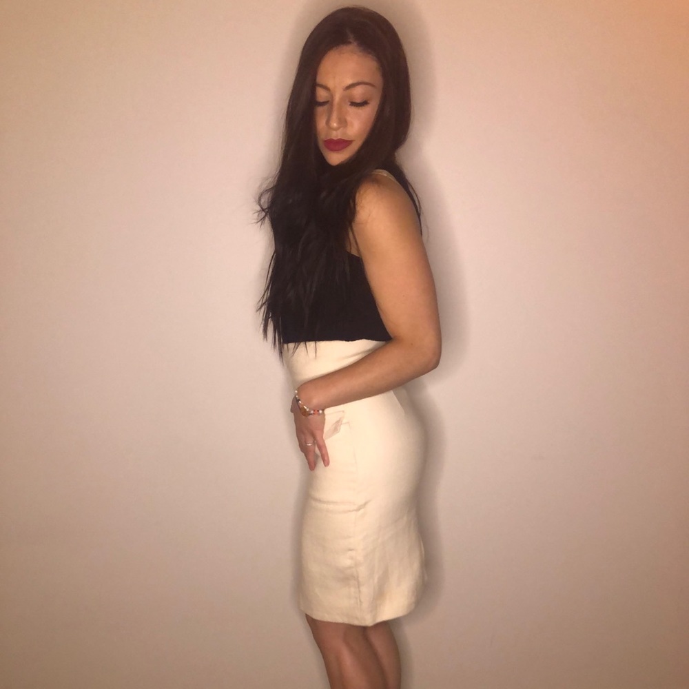 White skirt